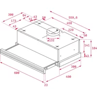 Teka CNL 6400 Bacalı Sürgülü Çift Motorlu Siyah Aspiratör