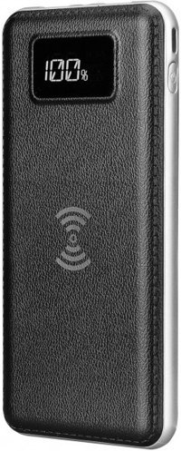 S-link IP-G10W 10000 mAh Hızlı Şarj Işıklı Dijital Göstergeli USB & Type C Çoklu Kablolu Powerbank Siyah