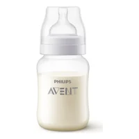 Philips Avent Polipropilen Gaz Yapmayan Antikolik Yenidoğan Yavaş Akışlı Kulpsuz 0-12 Ay Desenli Şeffaf Yuvarlak Uçlu Bebek Biberon 260 ml