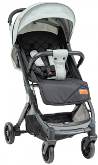 Baby2Go 2315 Roma Katlanabilir Tek Elle Kapanan 360 Derece Dönen Tam Yatar Kabin Tipi Puset Bebek Arabası Gri