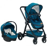 Baby2Go 2033 Joy Çift Yönlü Katlanabilir 360 Derece Dönen Tam Yatar Travel Sistem Bebek Arabası Gri