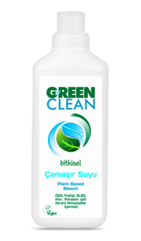 U Green Clean Kokusuz Beyazlar ve Renkliler İçin Vegan Sıvı Çamaşır Suyu 1 lt