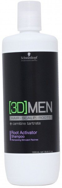 Schwarzkopf 3D Men Tüm Saçlar İçin Erkek Şampuanı 1000 ml