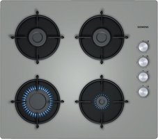 Siemens EO6C8PO00O Gri Cam 4 Gözlü Doğalgazlı Ankastre Ocak