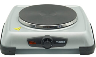 Woox W-2030 Emaye 1 Gözlü Elektrikli Set Üstü Inox Ocak