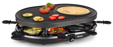 Tristar Raclette RA-2996 Ayaklı 1200 W Döküm Elektrikli Izgara