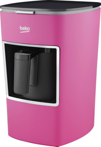 Beko Mini Keyf BKK 2300 Tek Hazneli Otomatik 1100 ml Su Hazneli 670 W Pembe Türk Kahvesi Makinesi