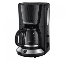 Russell Hobbs 27011-56 Honeycomb (Siyah) Zaman Ayarlı Filtreli Karaf 1250 ml Hazne Kapasiteli 15 Fincan Akıllı 1000 W Siyah Filtre Kahve Makinesi