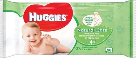 Huggies Doğal Bakım Antibakteriyel 56 Yaprak Islak Mendil