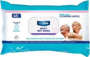 Deep Fresh Antibakteriyel 48 Yaprak Vücut Temizleme Mendili