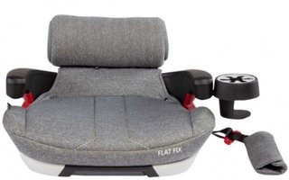 Kraft Flat Fix Booster Isofix Sürüş Yönü Oto Koltuğu Gri