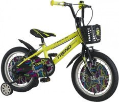 Trendbike Colorful 16 Jant 1 Vites Sarı Şehir / Tur Bisikleti