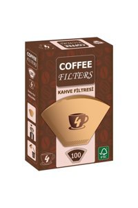 Coffee Filters 4 Numara Filtre Kahve Kağıdı 100'lü