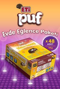 Eti Puf Kakaolu Bisküvi 48x410 gr