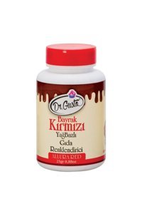 Dr. Gusto Kırmızı Yağ Bazlı Toz Gıda Boyası 25 gr