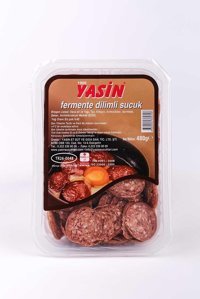 Yasin Fermente Acısız Dana Sucuğu Dilim 480 gr