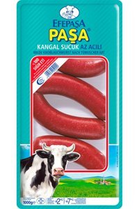 Egetürk Efepaşa Acısız Dana Sucuğu Kangal 1 kg