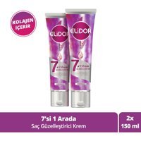 Elidor 7'si 1 Arada Saç Güçlendirici Kolajen Kadın Saç Kremi 2 x 150 ml