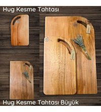 Hug Home Ahşap Kahverengi Kesme Tahtası