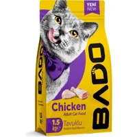 Bado Tavuk Aromalı Yetişkin Kuru Kedi Maması 1.5 kg