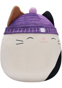 Squishmallows Mor Bereli Kedi Cam 40 cm Peluş Oyuncak