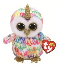 Ty Beanie Boos Enchanted Tek Boynuzlu Unicorn Baykuş 15 cm Peluş Oyuncak