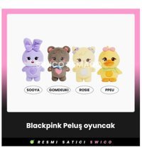 Alibee Swico Remado Kpop Blackpink Temalı Ppeu Peluş Oyuncak