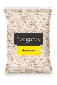 By Organik Organik File Çiğ Badem İçi 1 kg