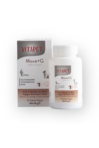 Vitapet Move+G Glucosamine Eklem Sağlığı İçin 25 gr 75 Tablet Köpek Vitamini