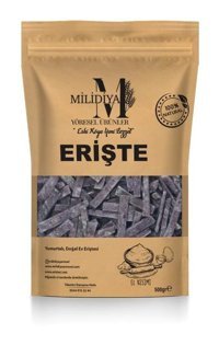 Milidiya Yöresel Ürünler Mor Havuçlu Erişte 500 gr