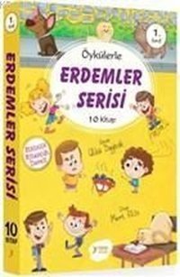 1. Sınıf Öykülerle Erdemler Seti - 10 Kitap Takım Kolektif Yuva