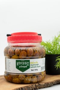 Köyceğiz Yöresel Çizik Yeşil Zeytin Pet Kavanoz 1.4 kg