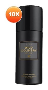 Avon Wild Country Sprey Erkek Deodorant 10x150 ml