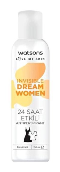 Watsons Black&White Invisible Sprey Erkek Deodorant 150 ml