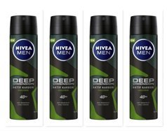 Nivea Deep Dimension Amazonia Sprey Erkek Deodorant 4x150 ml