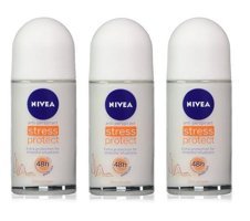 Nivea Stress Protect Roll-On Kadın Deodorant 3x25 ml