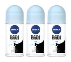 Nivea Black&White Invisible Pure Roll-On Kadın Deodorant 3x50 ml