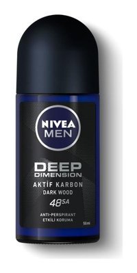 Nivea Deep Dimension Roll-On Erkek Deodorant 50 ml