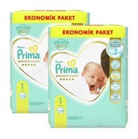 Prima Premium Care 1 Numara Bantlı Bebek Bezi 2x70'li