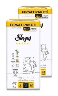 Sleepy 2 Numara Bantlı Bebek Bezi 96'lı