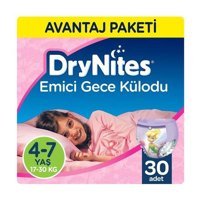 Huggies Dry Nites 4+ Numara Külot Bebek Bezi 30'lu