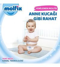 Molfix 4+ Numara Bantlı Bebek Bezi 136'lı