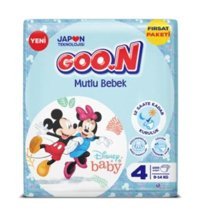 Goon Mutlu Bebek 1 Numara Bantlı Bebek Bezi 100'lü