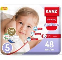 Kanz Diapers 5 Numara Bantlı Bebek Bezi 48'li