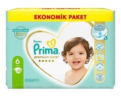 Prima Premium Care 6 Numara Bantlı Bebek Bezi 35'li