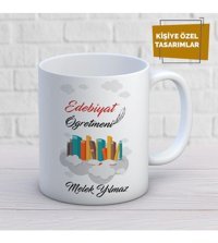 Mekstore Edebiyat Öğretmeni Kişiye Özel Kupa