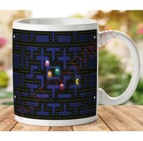 Art Hediye 1-359 Pac-Man Oyun İki Tarafı Baskılı Kupa Bardak