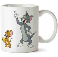 Art Hediye Tom And Jerry İki Tarafı Baskılı Kupa Bardak