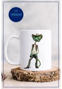 Truego Baskılı Kupa Bardak Seramik Mug - Rango