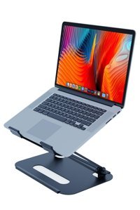 Mufamet Basic 2 Katlanabilir Metal Dikey Ayarlanabilir Taşınabilir Ayaklı Hareketli Laptop Standı